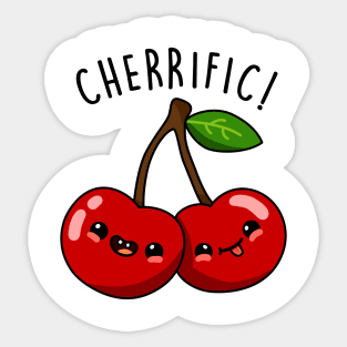 Cherrific Cute Cherry Pun Sticker